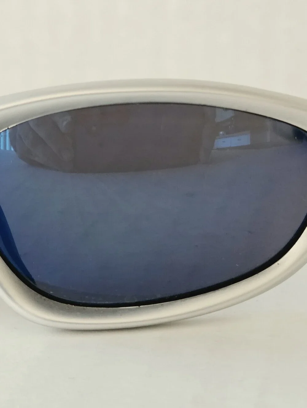 Oakley Twenty XX FMJ Sunglasses Silver Ice Blue Iridium Lens Made in USA w/ Case